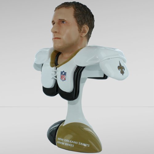 Buste NFL Legend FOCO 12" peint à la main : statuette de collection pour salon