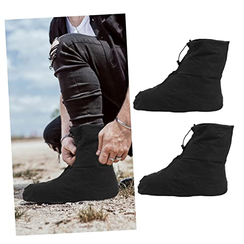 Cubiertas impermeables para calzado para actividades al aire libre, cubrebotas antideslizantes para lluvia para hombres y mujeres, sobrecubiertas protectoras resistentes para ciclismo, acampada y viajes miniatura 6