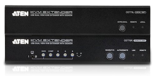 (未使用･未開封品)　ATEN USB VGAデュアルディスプレイ カテゴリ5e KVMエクステンダー （デスキュー機能搭載、1280×1024@300m） CE775 60wa65s Amazon | ATEN USB VGAデュアルディスプレイ カテゴリ5e KVM