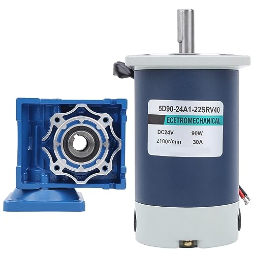 Moteur à engrenages CC 24V 90W Ejoyous en acier inoxydable pour convoyeur d'atelier