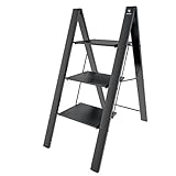  Bischof Handelsgesellschaft Alu-Klapptritt 3-stufig Leonardo schwarz - (3303.4)