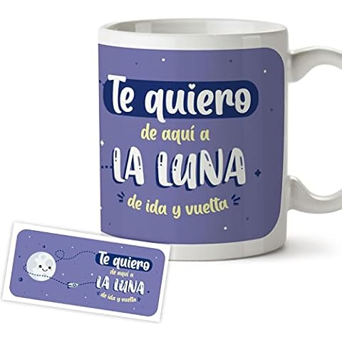 Taza Parejas para San Valentín - Te quiero de aquí a la luna Cover