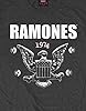 Ramones Men's 1974 Eagle Short Sleeve T-Shirt, Grey (Charcoal), Large #2