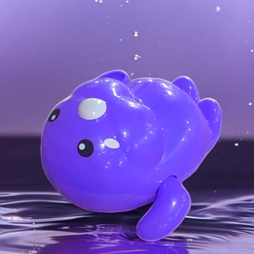 Image of COSMOBABY Premium (Duck & Walrus Combo) Bath Toys, Cute Swimming Bath Toys for Toddlers 1-3, Floating Wind Up Toys for 1-5 Year Old Boy Girl, New Born Baby Bathtub Water Toys, Proudly Made in India