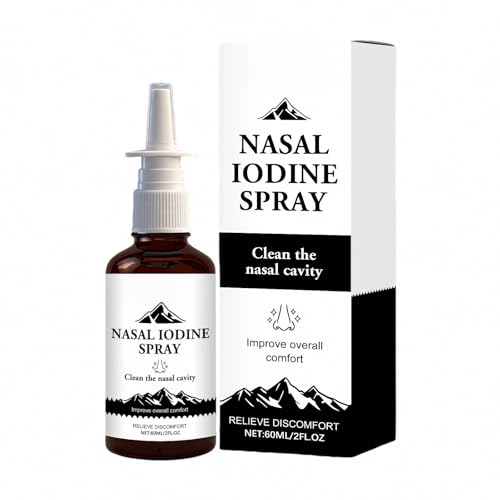 Spray nasal à l'iode pour soulager le nez sec et nettoyer les impuretés du quotidien