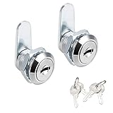 Tamaño: esta cerradura de leva cuenta con un diámetro de cilindro exterior de 17,5 mm con una longitud de 20 mm que se adapta a paneles de hasta 1,27 cm de grosor.