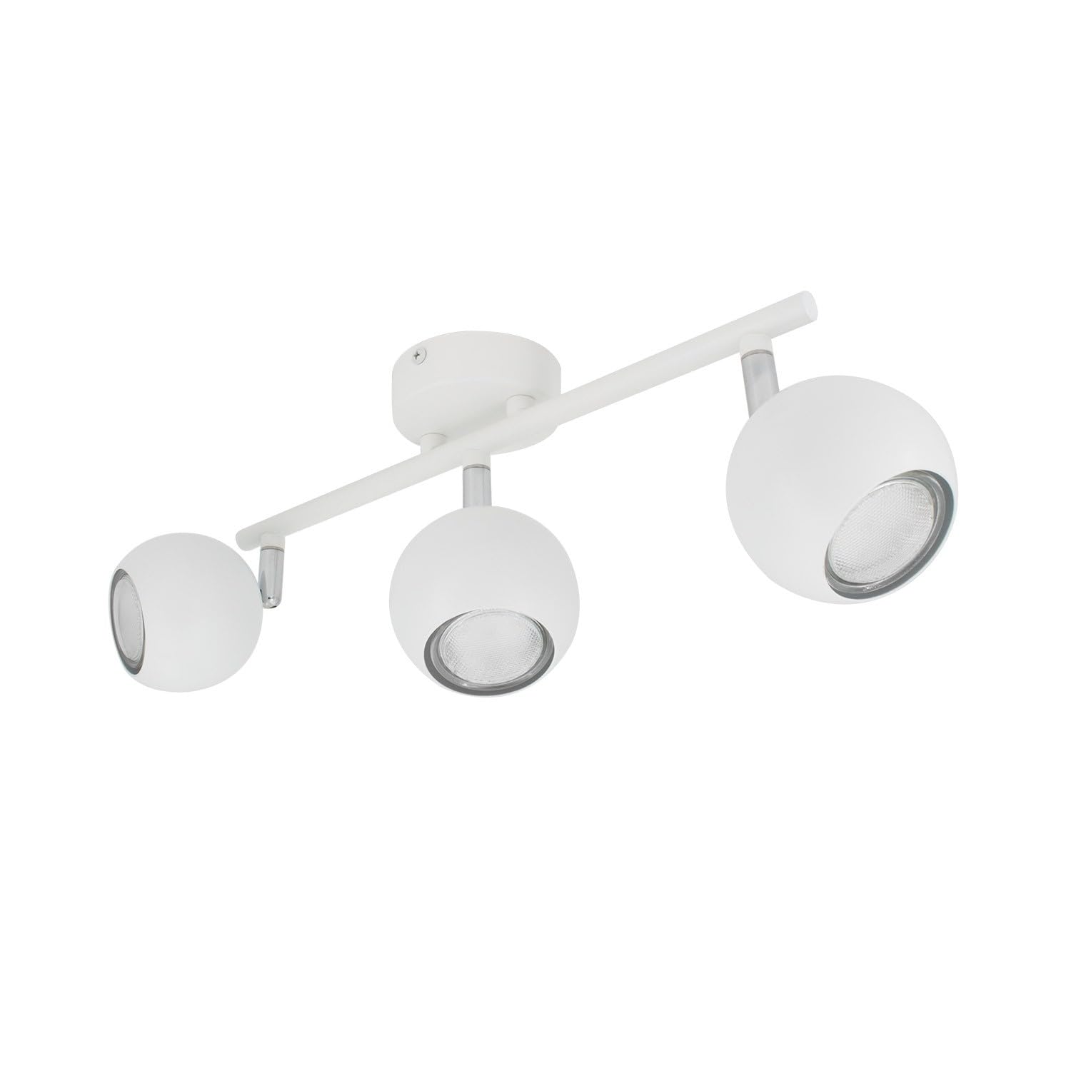 LEDkia Mara Deckenleuchte Mit 3 Verstellbaren Strahlern - Metall & Holz Design, 50W, Für Wohnzimmer/Küche