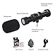 COMICA CVM-VS08 Professional Cardioid Video Shotgun Microphone, 3.5mm-Trrs Mic for iPhone iPad Samsung Huawei Android Smartphones, Perfect for Video Recording