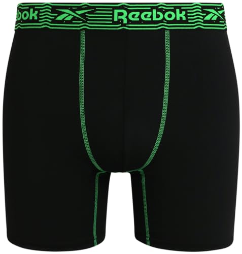 Reebok Men's Boxer Briefs - 6 Pack Performance Mens Underwear Boxer Brief with Contour Pouch - Mens Athletic Underwear (S-XL)4