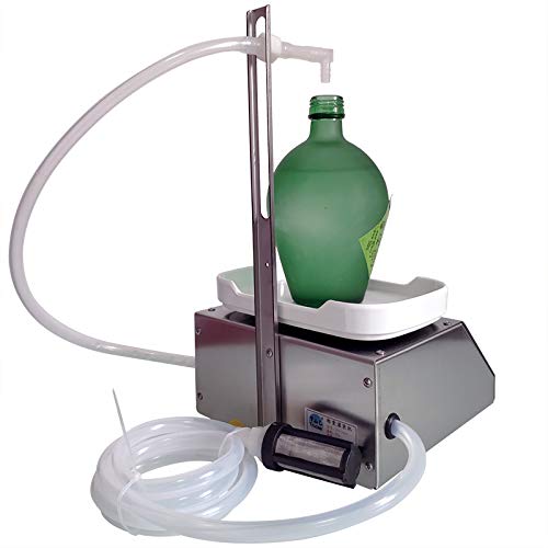 KEULEN Riempitrice di Liquidi, Riempitrice Elettrica per Pesatura 8-3000 Ml, 3,5 L/min, Altezza Bottiglia Applicabile 0-300 Mm, Erogazione Quantitativa di Pesatura Automatica, per Olio Essenziale