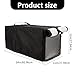 Pool Heater Cover, 600D Heavy Duty Oxford Pool Pump Enclosure Cover for Waterproof Outdoor with 3-Layer Insulation, Adjustable Drawstring & Ventilation – Universal 24 x 11 x 11 Inches Heater (Black)