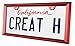 Creathome 3D Shining Red License Plate Frames, Pure Zinc Alloy Metal with Triangle Patterned