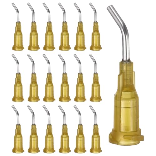 Aiguilles de distribution 17Ga PATIKIL 45° bout obtus luer lock 66pcs
