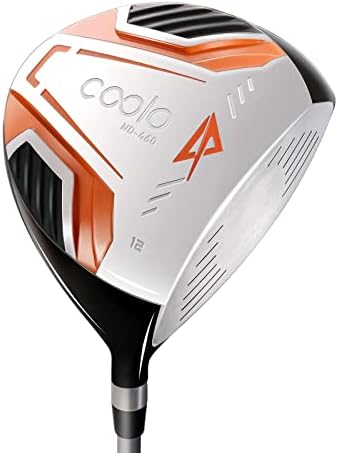 COOLO Golf Drivers for Beginners and Average Golfer, Men&Petite Women, 9.5/10.5/12 Degrees, Right&Left Handed, 460CC(Petite Women, 12 Degrees, Right Handed,Orange)