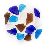 Galapagos 05136 Sea Glass for Aquarium, 4 lb, Pacific Mix