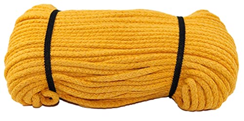 5m Baumwollkordel Kordel Schnur 5mm dunkelgelb (0,26€/m) Cover