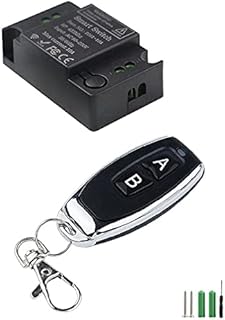 Besuso Wireless Remote Control Switch 220V 1CH Receiver Module and RF Transmitter for LED Light Remote Control DIY,D