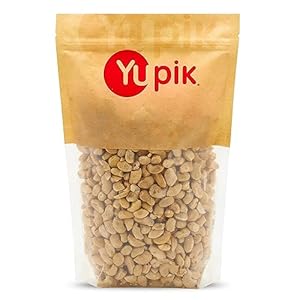 Yupik Roasted Unsalted Cashews, Butts, 2.2 lb, Gluten-Free, Kosher, Vegan, Broken Nuts, Crunchy Cashew Pieces, No Added Salt, Lightly Roasted, Source of Protein & Iron, Savory Snacks