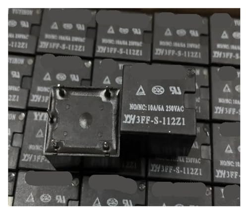 Relé YYH3FF-S-112Z1 T73-1C-12V-10A con 5 pines para proyectos de electrónica