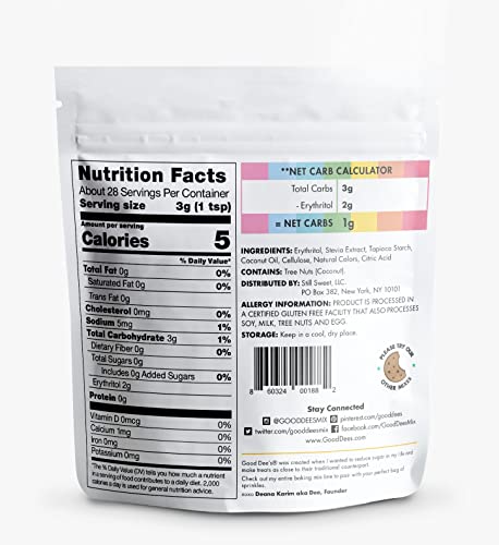 Good Dee's Baking Essentials Bundle: Cream Cheese Frosting Mix, Rainbow Sprinkles, Angel Food Cake Mug Cake Mix, Red Velvet Keto Mug Cakes - Perfect For Keto Treats And Guilt-Free Desserts #TOP7
