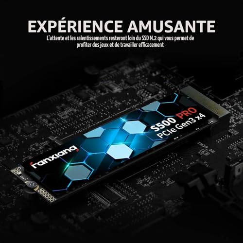 fanxiang SSD NVMe 256Go SSD M.2 PCIe Gen3.0x4 2280 Disque SSD Interne 256Go, Jusqu'à 3000Mo/s en Lecture - Compatible avec Notebook, Desktop, PC(S500Pro) – vue 8