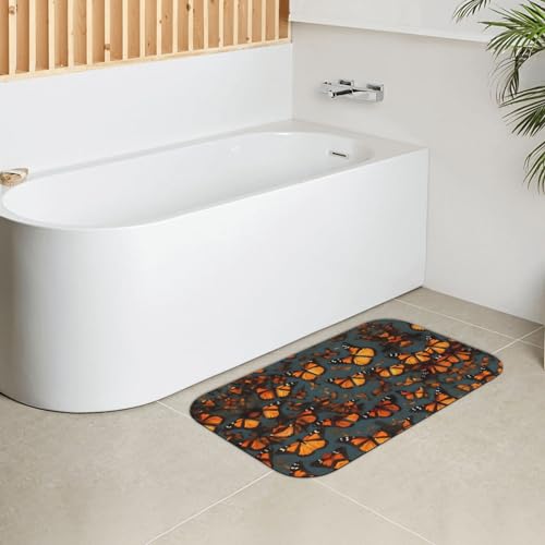 Tapis de bain diatomée séchage rapide antidérapant et pliable