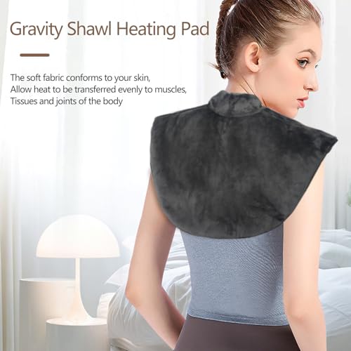 Almofada de ombro quente - Aquecedor de ombro elétrico envoltório de ombro no peito,Almofada de aque