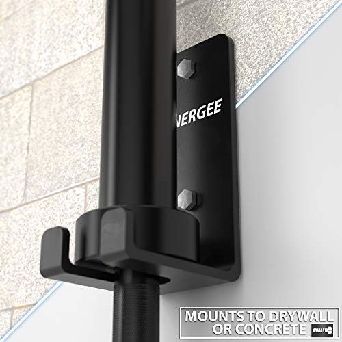 Synergee-1-2-or-5-Barbell-Holder-Vertical-Hanging-Barbell-Rack-Holds-Bars-Curl-Bars-Hex-Bars-Tricep-Bars-Excellent-Compact-Vertical-Storage-Organization-for-Home-Commercial-Garage-Gyms