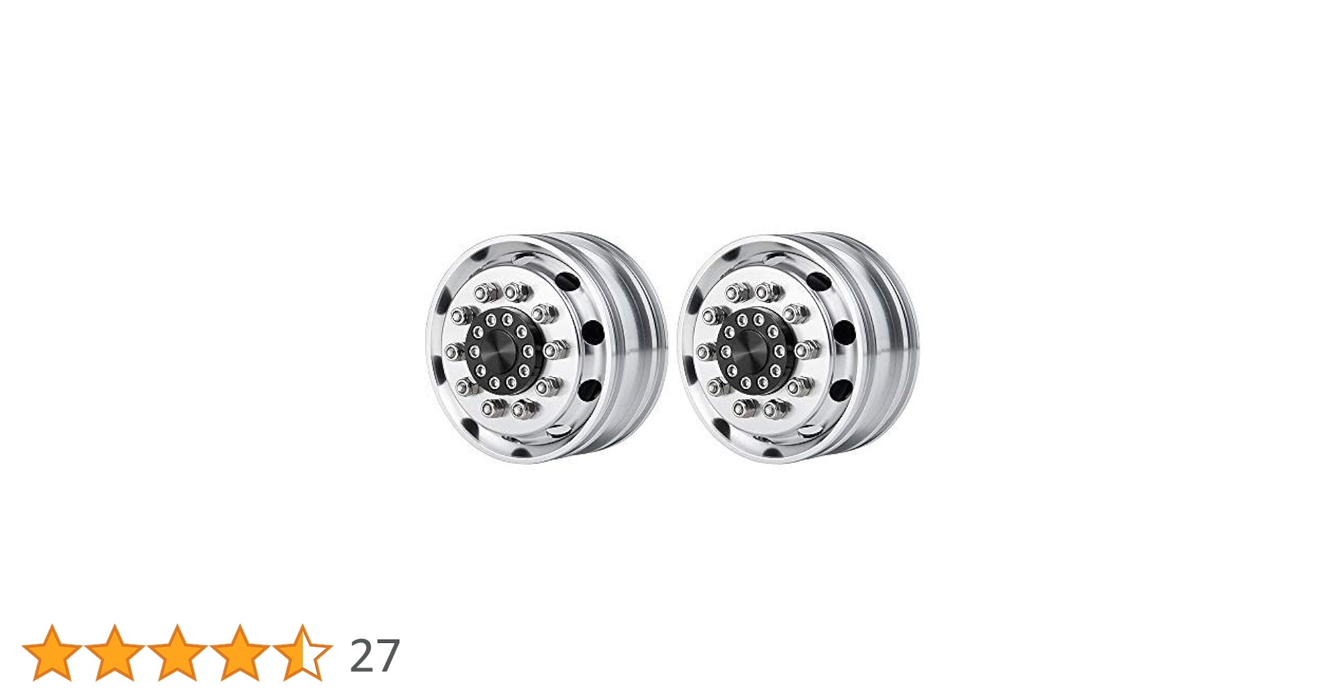 Amazon | RC-Hub 2個 アルミニウム合金フロントホイールリム 1