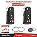 2X KeylessOption Key Fob Replacement for 2010 2011 2012 2013 2014 2015 Mazda MX-5 Mazda 3 Mazda 6 Remote, 4-Button BGBX1T478SKE125-01, Programming Guide Included
