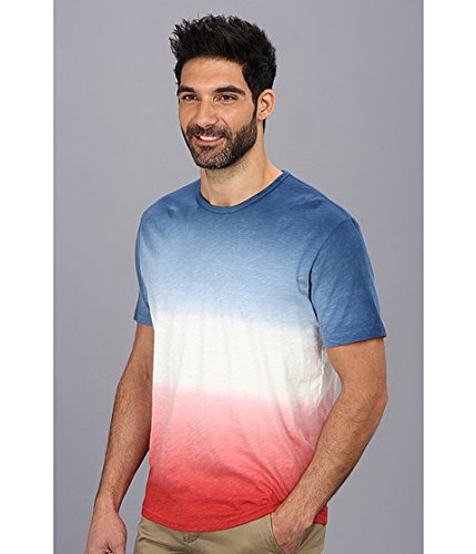 Lucky Brand Men's Americana Dip Dye Knit Tee