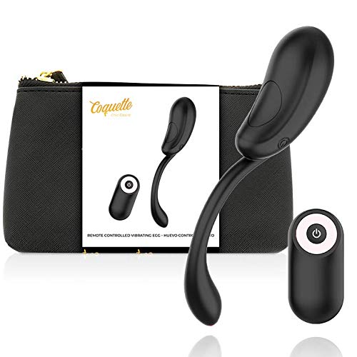 COQUETTE HUEVO CONTROL REMOTO RECARGABLE NEGRO/GOLD