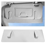 NYTKL Sun Visor Extender for Car, Anti-Glare Sunvisor Extension Shade Attachment for Safe Driving, Clip-On Sun Blocker Sunshade Extender Protect Driver Passenger from UV Rays (Gray)