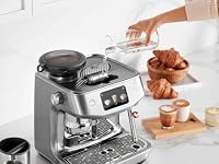 Sage - The Oracle Jet - Siebträgermaschine, Espressomaschine mit integriertem Mahlwerk - Manueller & automatischer Milchaufschäumer - 1600W - 14 Voreinstellungen, inkl. Knock Box - Edelstahl – Ansicht 4