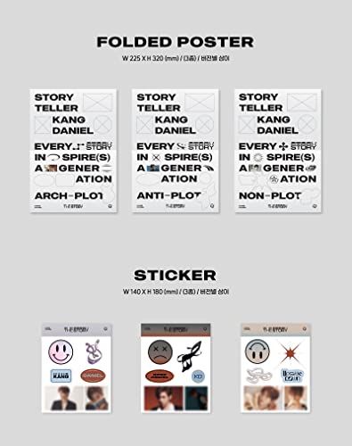 KANG DANIEL The Story Vol.1 CD Arch-Plot Anti-Plot album K-Pop vert - 6