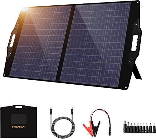 Amazon | FlexSolar ソーラーパネル 100W ソーラーチャージャー 