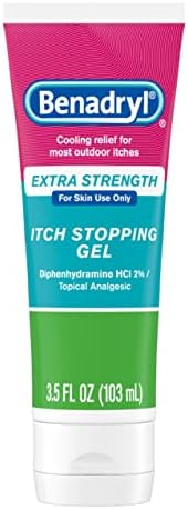 Benadryl Extra Strength AntiItch Topical Analgesic Gel, Diphenhydramine HCI, 3.5 fl. oz