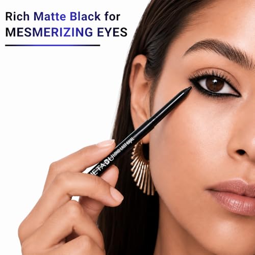 Image of Intense Kajal (Pack of 2) - Waterproof & Smudge-Proof Kajal | 12Hr Long-Lasting | Smooth Glide Eyepencil | Vegan - Jet Black Kajal