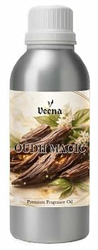 Veena Premium Electric Aroma Diffuser for Home Fragrance, Humidifier for Room, Humidifier Diffuser for Meditation (Oudh Magic, 1 LTR)