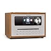 auna Silver Star CD – Cube Radio, WiFi-radio met CD-speler, microsysteem, 21 cm breedte, VHF-tuner, Bluetooth, 10 watt…