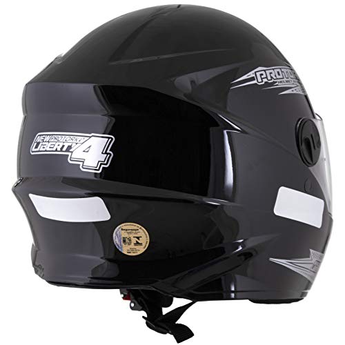 CAPACETE FECHADO PRO TORK NEW LIBERTY 4 SOLID PRETO TAM. 60