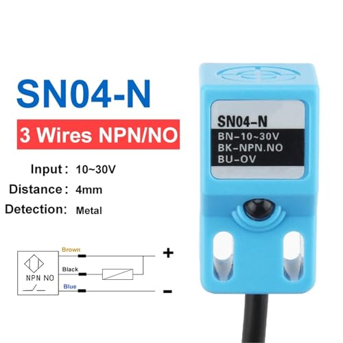 Interruptor de proximidad rectangular SN04-Y de corriente alterna para límites 2