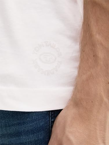 TOM TAILOR Herren Doppelpack T-Shirt mit Rundhals-Ausschnitt aus Baumwolle – Ansicht 6