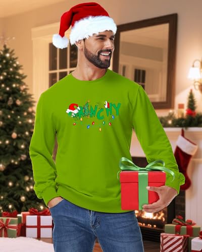 Mens Ugly Christmas Sweatshirt Funny Xmas Pullover Festival Party Long Sleeve Tshirts 3 Mens Ugly Christmas Sweatshirt Funny Xmas Pullover Festival Party Long Sleeve Tshirts