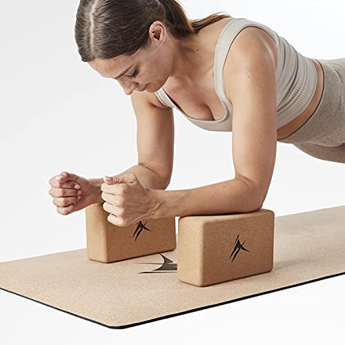g.o.a.t Yogablok, kurk, yogablok, kurk, set van 2 van natuurkurk, yogablok (7,5 cm x 14 cm x 23 cm), milieuvriendelijk, antislip - Image 5