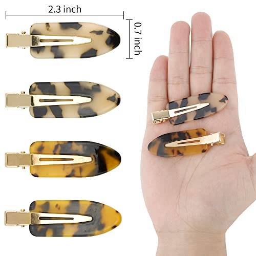 Canitor No Bend Hair Clips - Women'S Resin Flat Tortoise Shell Clips For Hairstyling thumb #6