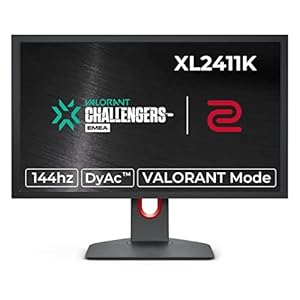 BenQ ZOWIE XL2411K Gaming Monitor (24 inch, 144 Hz, 1ms, DyAc, XL Setting to Share)