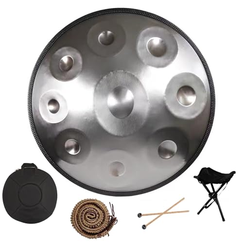 432/440Hz D�}�C�i�[�X�`�[���n���h�p���h�����A22�C���`�X�`�[���h�����A9/10/12�m�[�g�X�`�[���^���O�h�����A�ґz�A�T�E���h�Z���s�[�AASMR�A���K�p(Silver,9 Notes (432Hz))