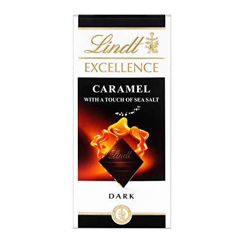 Lindt Excellence Caramel With A Touch Of Sea Salt Dark, 100G