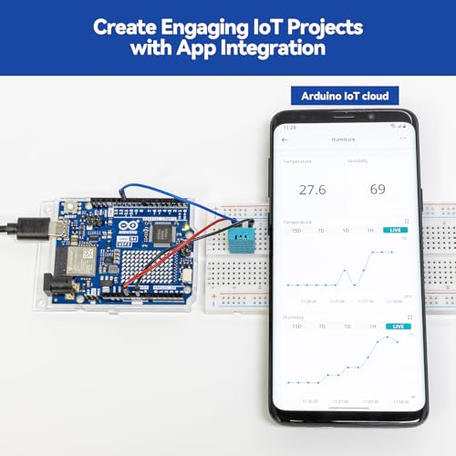 SunFounder Elite Explorer Kit with Original Arduino Uno R4 WiFi, RoHS Compliant, Bluetooth IoT ESP32 IIC LCD1602 OLED, Super Starter Kit, Online Tutorials & Video Courses for Beginners & Engineers